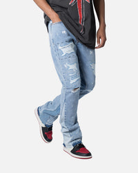 MNML B508 Flare Denim Jeans Blue
