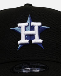 New Era Houston Astros 'Black And Sky Blue' 9FORTY A-Frame Snapback Black/Sky Blue