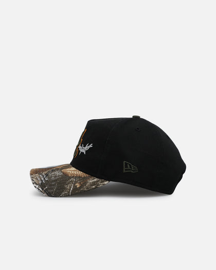 New Era Atlanta Braves 'Realtree Grit 2.0' 9FORTY A-Frame Snapback Black/Green/Orange