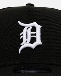 New Era Detroit Tigers 'Black And White' 9FORTY A-Frame Snapback Black/White