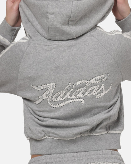GFX Zip Track Top Medium Grey Heather