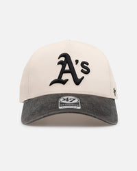 47 Brand Oakland Athletics 'Washed Black Visor' 47 Offside Snapback Natural