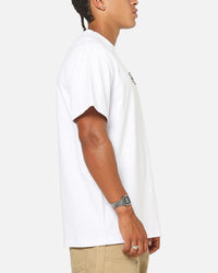 Von Dutch Distressed Embroidered Patch T-Shirt White
