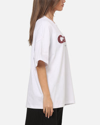 Carre Applique T-Shirt Solid White