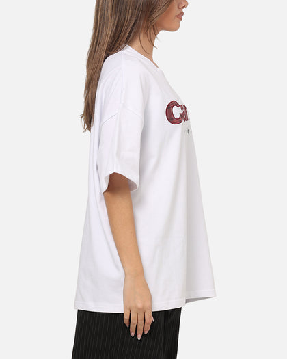 Carre Applique T-Shirt Solid White