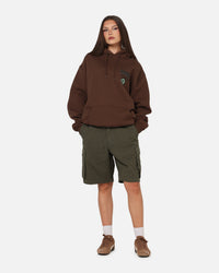 S Double Combo Platter Hoodie Washed Chocolate