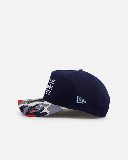 New Era Red Bull Racing 'Red Bull' Camo Visor 9FORTY A-Frame Snapback Navy