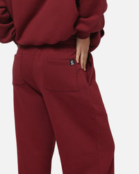 Carre Rivet Trackpants Burgundy
