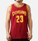Mitchell & Ness Cleveland Cavaliers LeBron James #23 '15 Road Swingman Jersey Cardinal