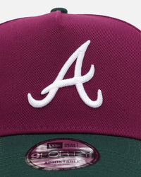 New Era Atlanta Braves 'Vineyard' 9FORTY A-Frame Snapback Purple