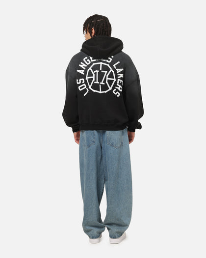 Mitchell & Ness Los Angeles Lakers Tape Hoodie Black