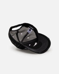 X-Large LA Star Low Profile Trucker Snapback Black