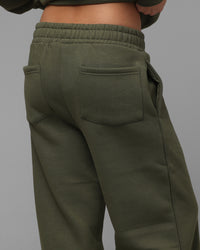 Loiter Hybrid Sweatpants Olive/Pink