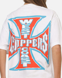 West Coast Choppers 80's Chiseled Logo T-Shirt White