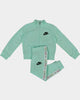 Nike Kid's Heart Trim Tricot Tracksuit Set Mint Foam