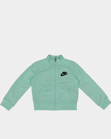 Nike Kid's Heart Trim Tricot Tracksuit Set Mint Foam