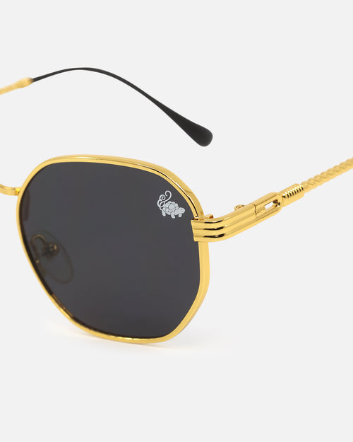 Belvoir & Co Maxwell Sunglasses Gold/Black