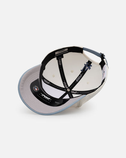 Pro Standard Los Angeles Dodgers 'Stamped' Pro Pinch Strapback Eggshell