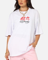 Ed Hardy Panther Ray T-Shirt White