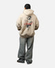 Saint Morta St Valentines Boxy Hoodie Stone