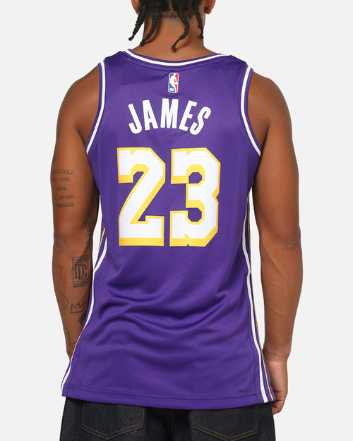 Nike LeBron James Los Angeles Lakers 2025/26 Statement Edition Dri-FIT NBA Swingman Jersey Field Purple