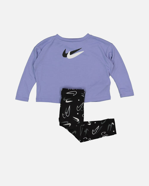 Nike Infants' Print Pack AOP Leggings Set Black