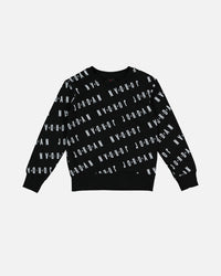 Jordan Kids' Essential AOP Crewneck Black