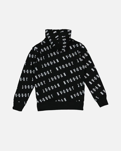 Jordan Kids' Essential AOP Pullover Hoodie Black