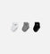 Nike Toddler Core Swoosh Ankle Gripper Socks 3 Pack Dark Grey Heather
