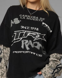 Loiter Performance Layered Long Sleeve T-Shirt Vintage Black