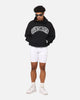 Saint Morta Spray Logo Boxy Hoodie Black