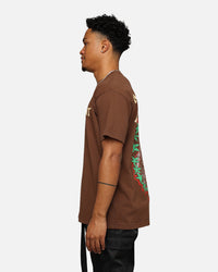 Saint Morta Holy Death T-Shirt Vintage Brown