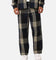 XXIII Textured Weave Pants Blue/Black/Yellow