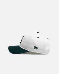 New Era Chicago White Sox 'Dark Green Chrome' 9FORTY A-Frame Unstructured Snapback White/Green
