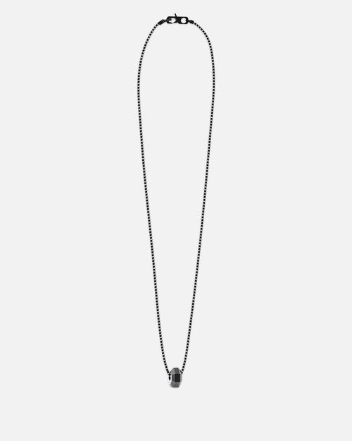 Guess Mainline Exagon 26" Charm Necklace Steel