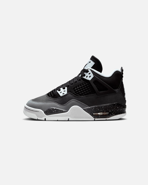 Jordan Kids' Air Jordan 4 Retro (GS) "Fear" Black/White