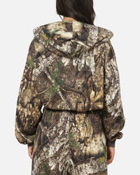 Jordan Women's Brooklyn Fleece Realtree Mod Crop Full-Zip Hoodie Sail/Sail