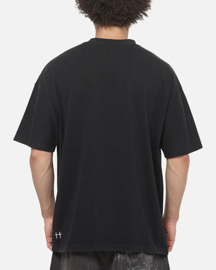 Saint Morta Cruel Beauty Boxy T-Shirt Washed Black