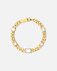 Guess Mainline Barrio 8mm Supremo Gold Chain Bracelet Gold