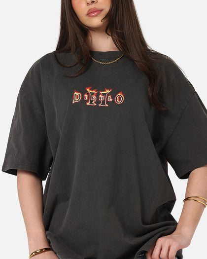 73Studio X Diablo Halloween Summer 2000 Vintage T-Shirt Black Wash