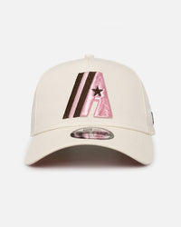 New Era Houston Astros 'Neapolitan Chrome' 9FORTY A-Frame Snapback Chrome/Pink Met