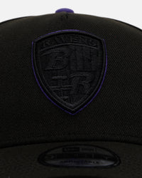 New Era Baltimore Ravens 'Outline' 9FORTY A-Frame Snapback Black