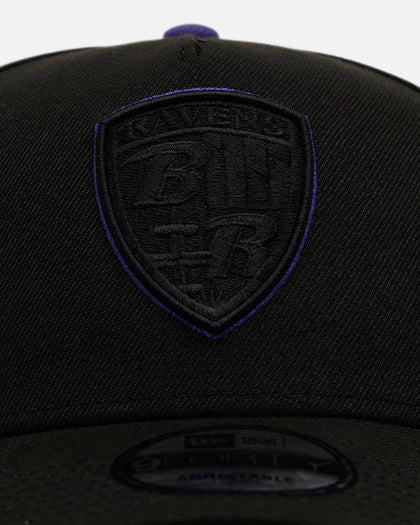 New Era Baltimore Ravens 'Outline' 9FORTY A-Frame Snapback Black