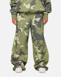 Carre Sideline Trackpants Green Camo