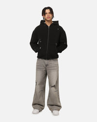Saint Morta Credo Zip Hoodie Black Wash