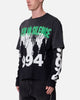 MNML Listen In Silence Long Sleeve T-Shirt Black