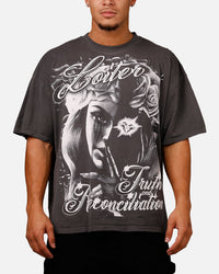 Loiter Truth And Reconciliation T-Shirt Charcoal