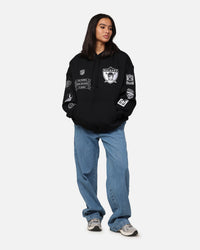 Mitchell & Ness Los Angeles Raiders History Hoodie Faded Black