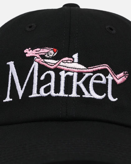 Market Pink Panther Sleepy 6 Panel Snapback Black