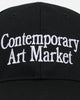 Market Contemporary Art 6 Panel Snapback Black
